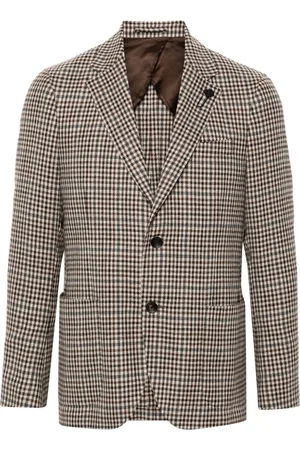 LARDINI Blazer con spilla