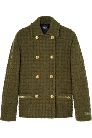 VERSACE Caban Heritage in tweed