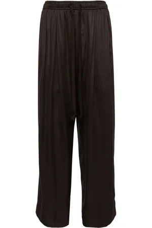 ZIGGY CHEN Pantaloni a gamba ampia con coulisse
