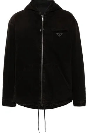 Prada Giacca con logo a triangolo