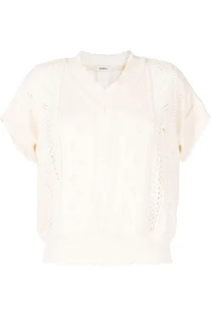 GOEN.J Maglione smanicato con scollo a V