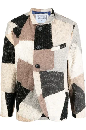 BY WALID Giacca con design patchwork