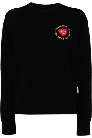 Chocoolate Maglione con logo a intarsio