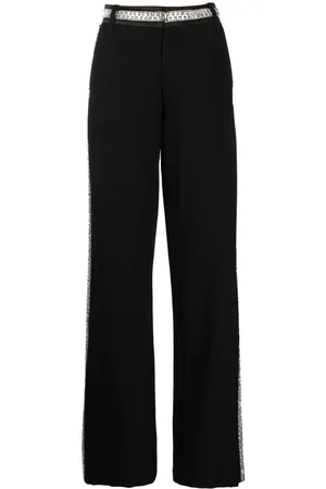 Retrofete Pantaloni Jessa con cristalli