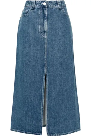 SUNNEI Gonna denim con applicazione