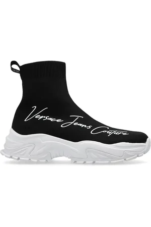VERSACE Sneakers a calzino con stampa