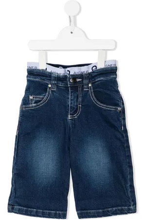 Aigner Shorts denim con logo