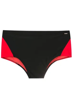 AMIR SLAMA Costume da bagno bicolore