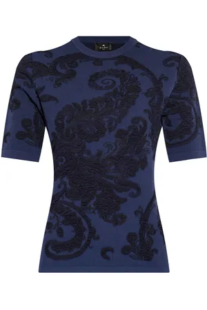Etro Top con fantasia a intarsi