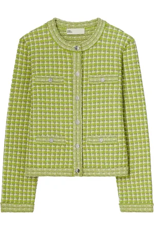 Tory Burch Cardigan Kendra con effetto jacquard