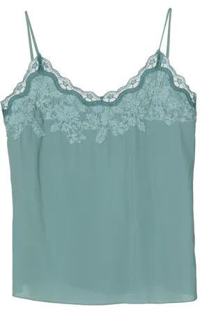 Lethicia Bronstein Top Amabile con bordo in pizzo
