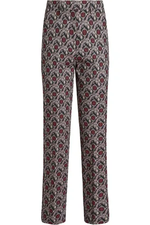 Etro Pantaloni a sigaretta jacquard