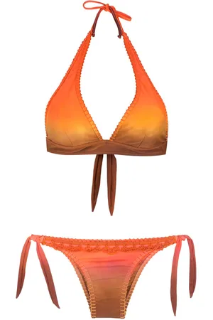 AMIR SLAMA Bikini con fantasia tie dye