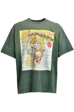 SAINT MXXXXXX T-shirt con stampa grafica x Cactus Plant Flea Market