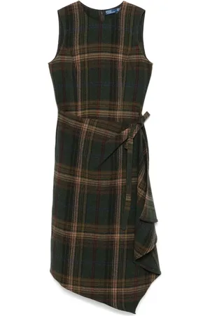 Ralph Lauren Abito midi a quadri