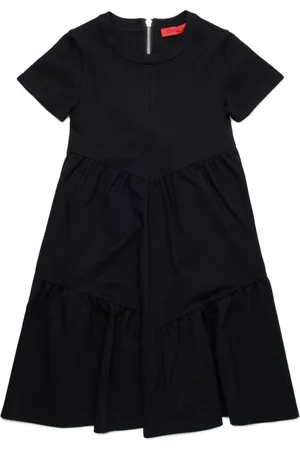 MAX&Co. Kids Abito a maniche corte con pieghe