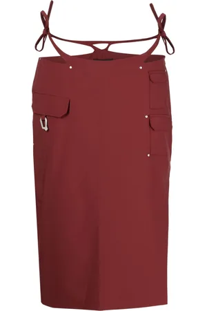 HELIOT EMIL Gonna midi con dettaglio cut-out