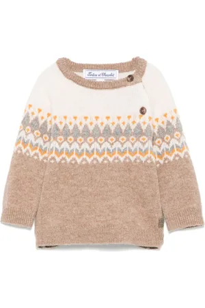 Tartine Et Chocolat Maglione con motivo Fair Isle
