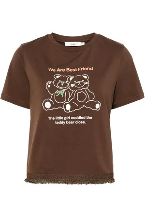 B+AB T-shirt Bear con frange