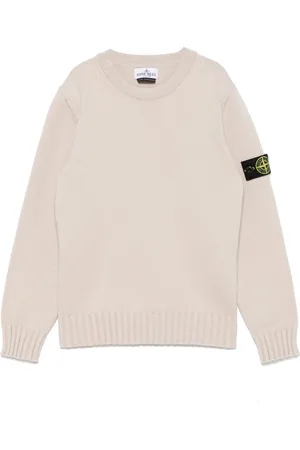 Stone Island Felpa con applicazione Compass