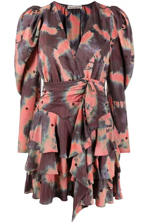 ULLA JOHNSON Abito con stampa
