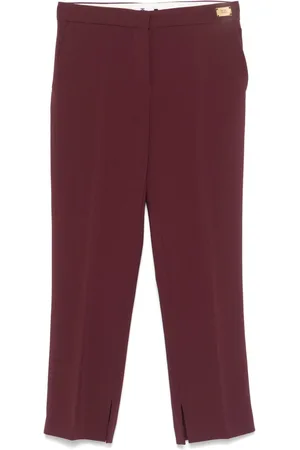 Elisabetta Franchi Pantaloni in crêpe con spacco