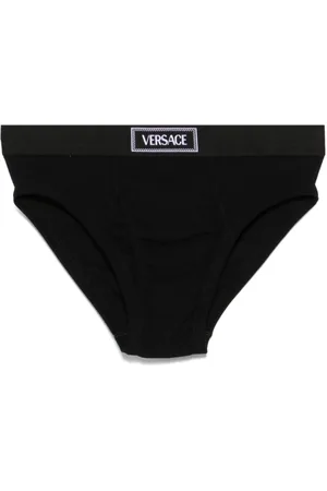 VERSACE Slip con logo anni 