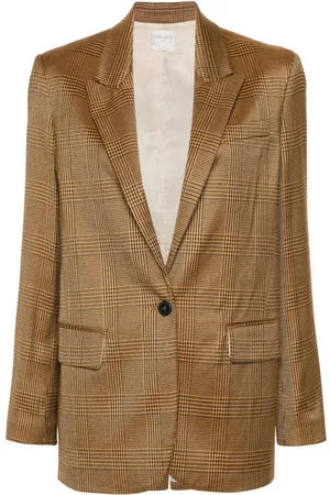 FORTE FORTE Blazer monopetto a quadri
