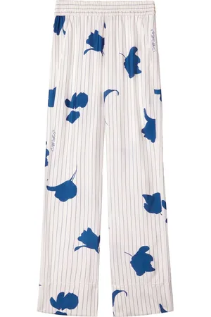OFF-WHITE Pantaloni a fiori