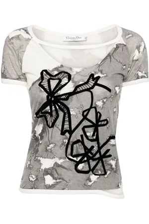 Dior T-shirt con dettaglio cut-out 2006