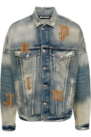 Palm Angels Giacca denim con tasche