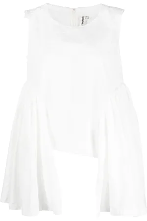 Comme des Garçons Canotta con dettaglio drappeggiato