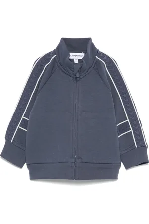 Emporio Armani Felpa con logo goffrato