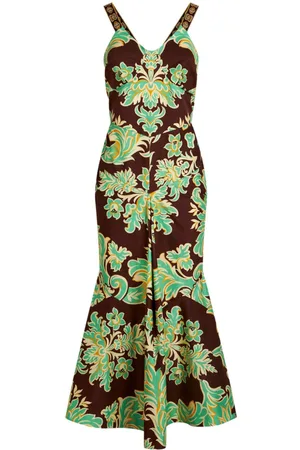 Etro Abito midi smanicato paisley