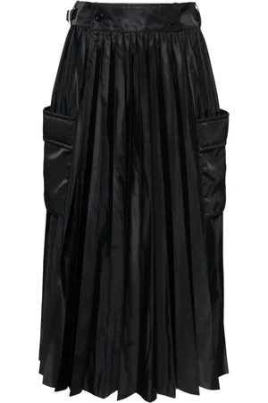 SACAI Gonna midi plissettata
