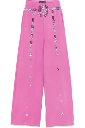 LOULOU Pantaloni sportivi con cristalli