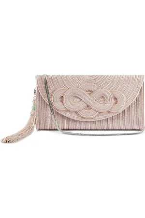 SHANGHAI TANG Clutch Braided Knot