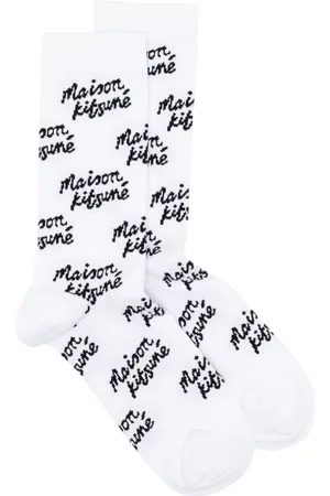 Maison Kitsuné Calzini con monogramma