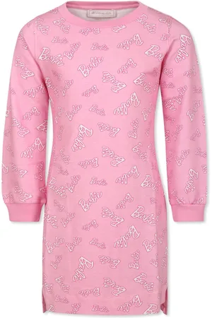 MONNALISA Abito modello felpa con logo Barbie