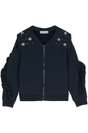 MONNALISA Cardigan con strass