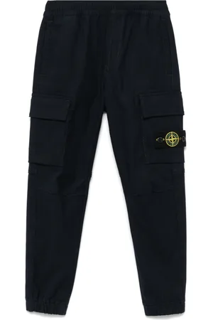 Stone Island Pantaloni sportivi con motivo Compass