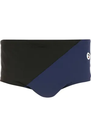 AMIR SLAMA Costume da bagno con design color-block