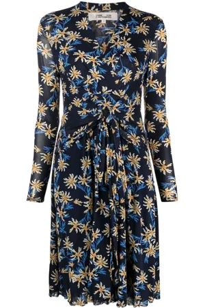 Diane von Furstenberg Abito midi Brenda Paris a fiori