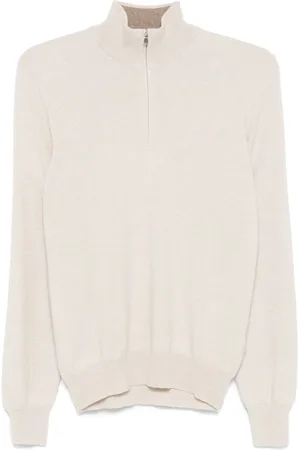 BARBA Maglione Lupo con zip