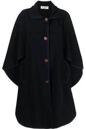 A.N.G.E.L.O. Vintage Cult Cappotto monopetto stile mantella anni 