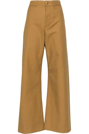 Chloé Pantaloni a gamba ampia