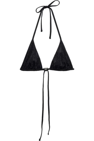 Prada Top bikini con strass