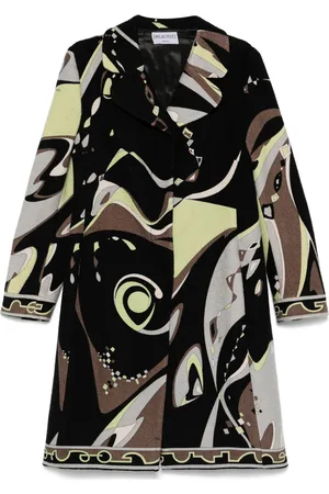 PUCCI Pre-Owned Cappotto con stampa astratta anni 2000