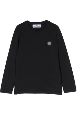 Stone Island T-shirt con applicazione Compass