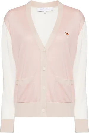 Maison Kitsuné Cardigan con ricamo